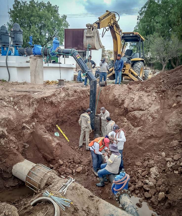 Modernizan red de agua para 17 mil habitantes Diario Vía Libre