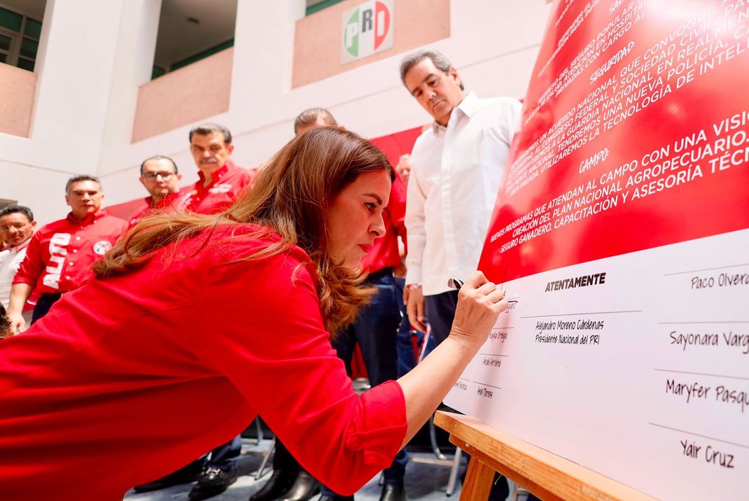 Los Candidatos Del Pri Firman Compromisos Diario V A Libre