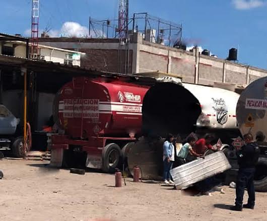 Explosión de pipa, dejó dos lesionados de gravedad