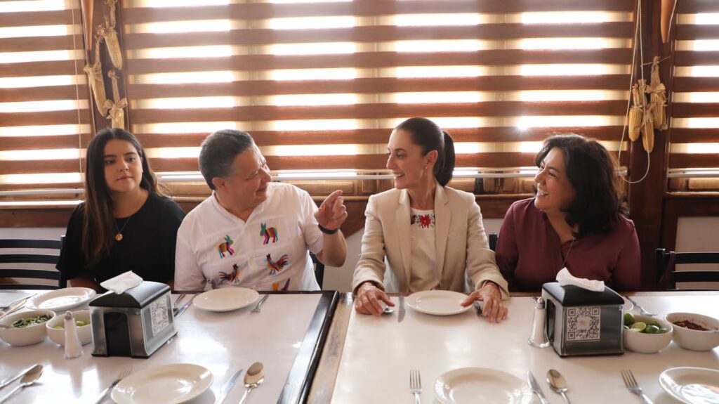Gobernador electo se reúne con Claudia Sheinbaum