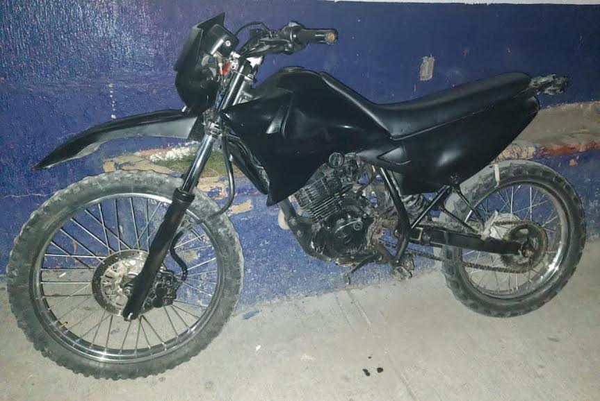 Detenido por robar una motocicleta