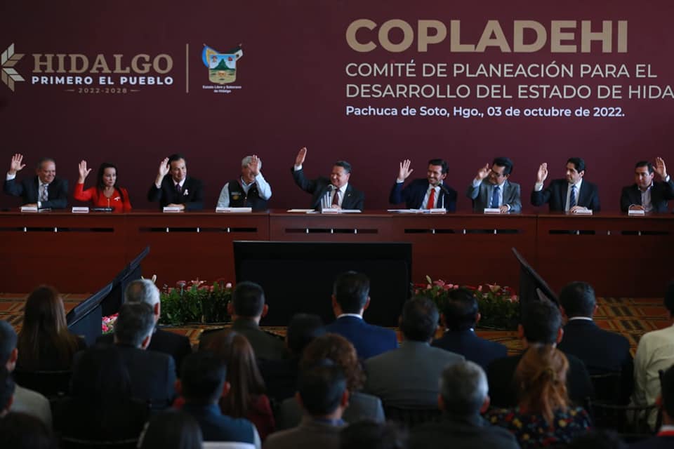 Instalan Comité de Planeación Para el Desarrollo de Hidalgo