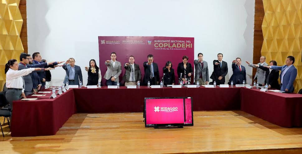 Toman protesta los integrantesdel Subcomité de Movilidad