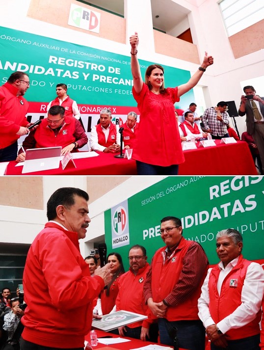 Viggiano y Olvera, precandidatos del PRI