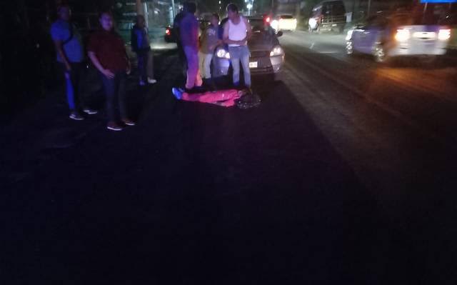 Lesionada al ser atropellada