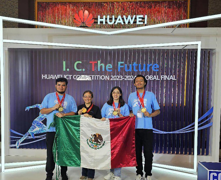 Estudiantes UPMH, terceros en el mundial de Huawei