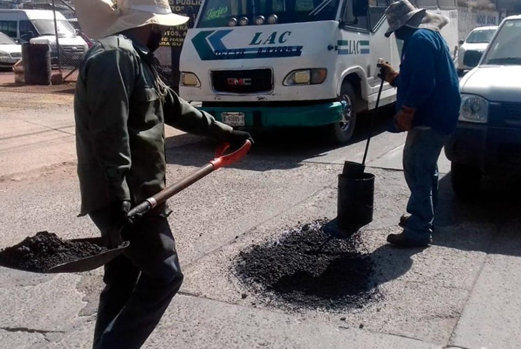 Bacheo Intensivo en calles de Tulancingo