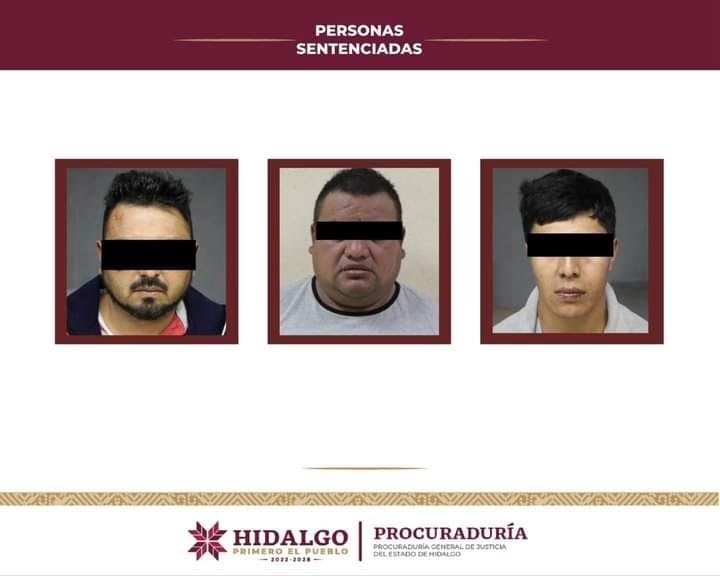 Cincuenta años de prisión para tres secuestradores