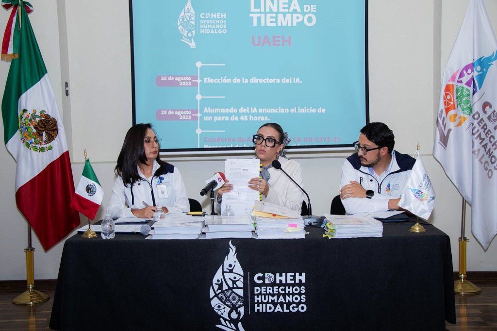 Emite CDHEH recomendación a la UAEH