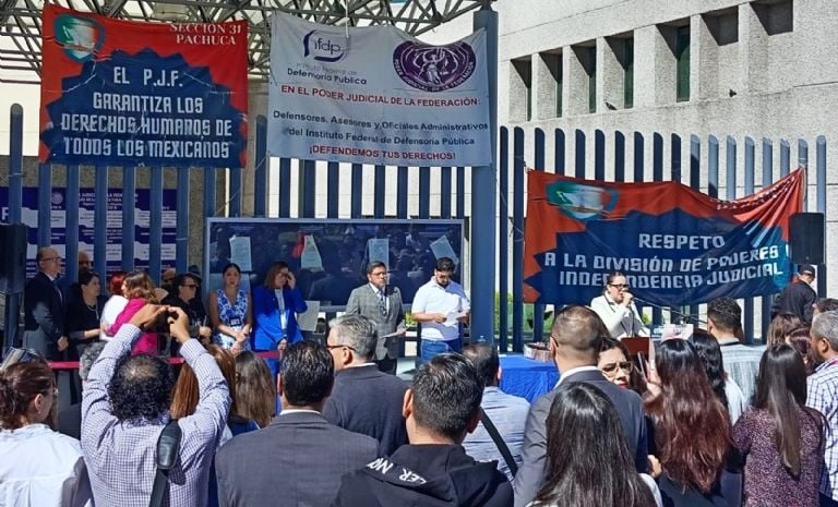 Paro indefinido del PJ en Hidalgo