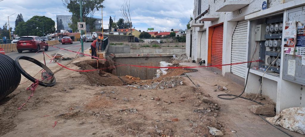 Sin solución técnica el drenaje en Leandro Valle