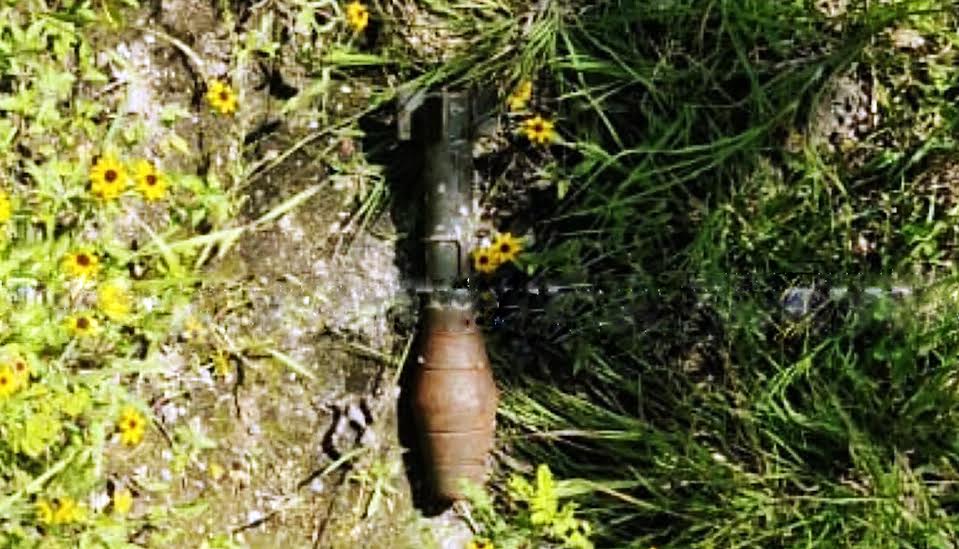 Hallazgo de posible artefacto explosivo