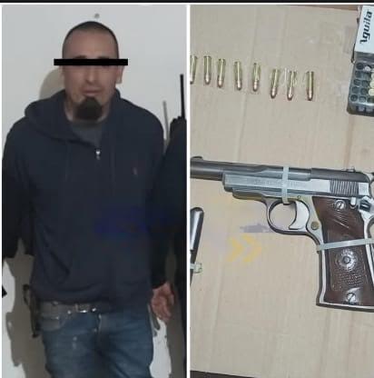 Realizaba detonaciones; capturado, estaba ebrio