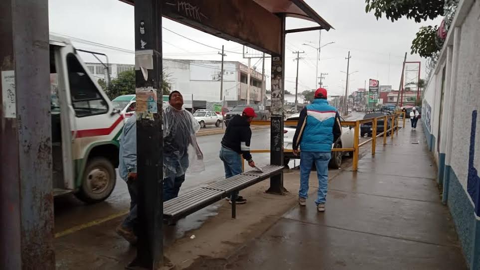 Reubicarán paraderos, dan mayor seguridad en Huejutla