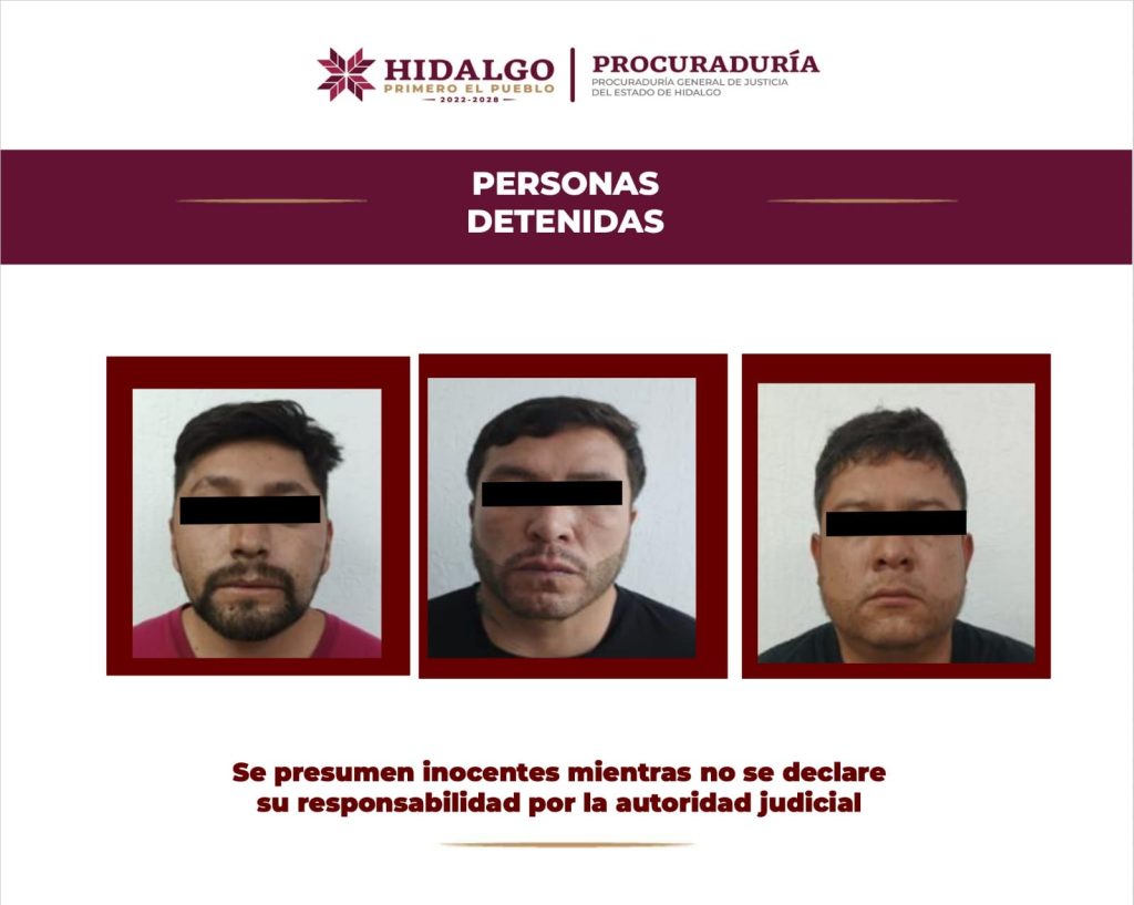 Detienen a 3 con armas y droga