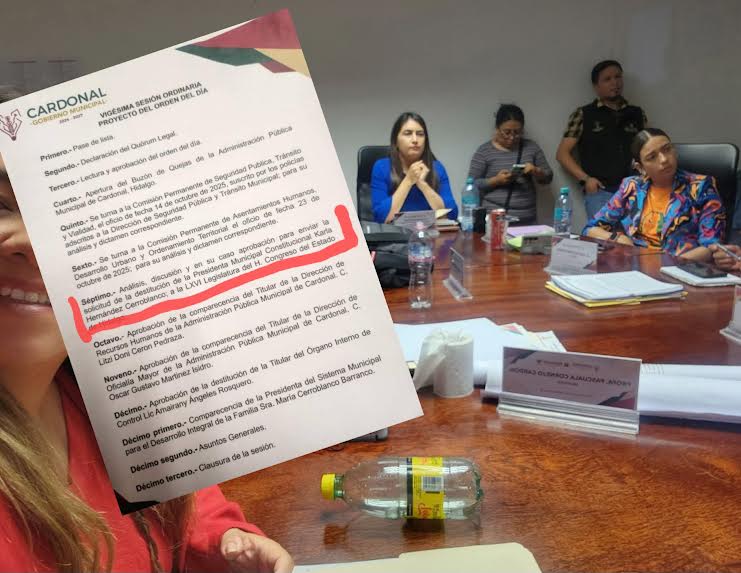Destitución de alcaldesa demandan en Cardonal