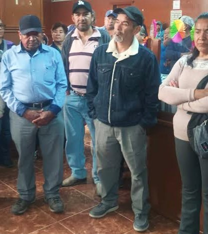 Exigen respeto al nuevo comité de obra en Actopan