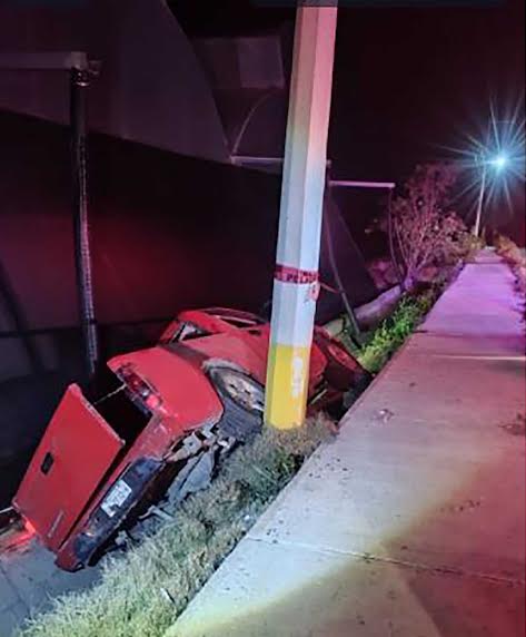 Conductor muere en accidente vehicular