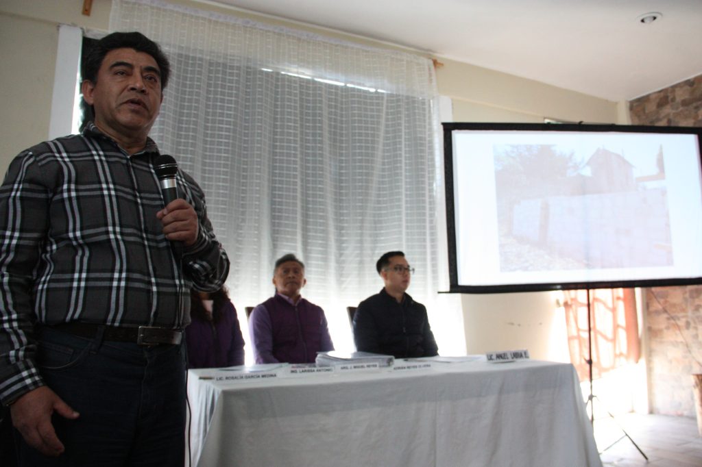 Derrumbe de mina, causa daños a casa