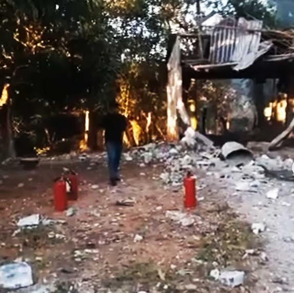 Estalla polvorín en Ahuayo, Jaltocán