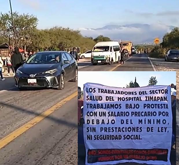 Más prestaciones exigen en Hospital de Zimapán