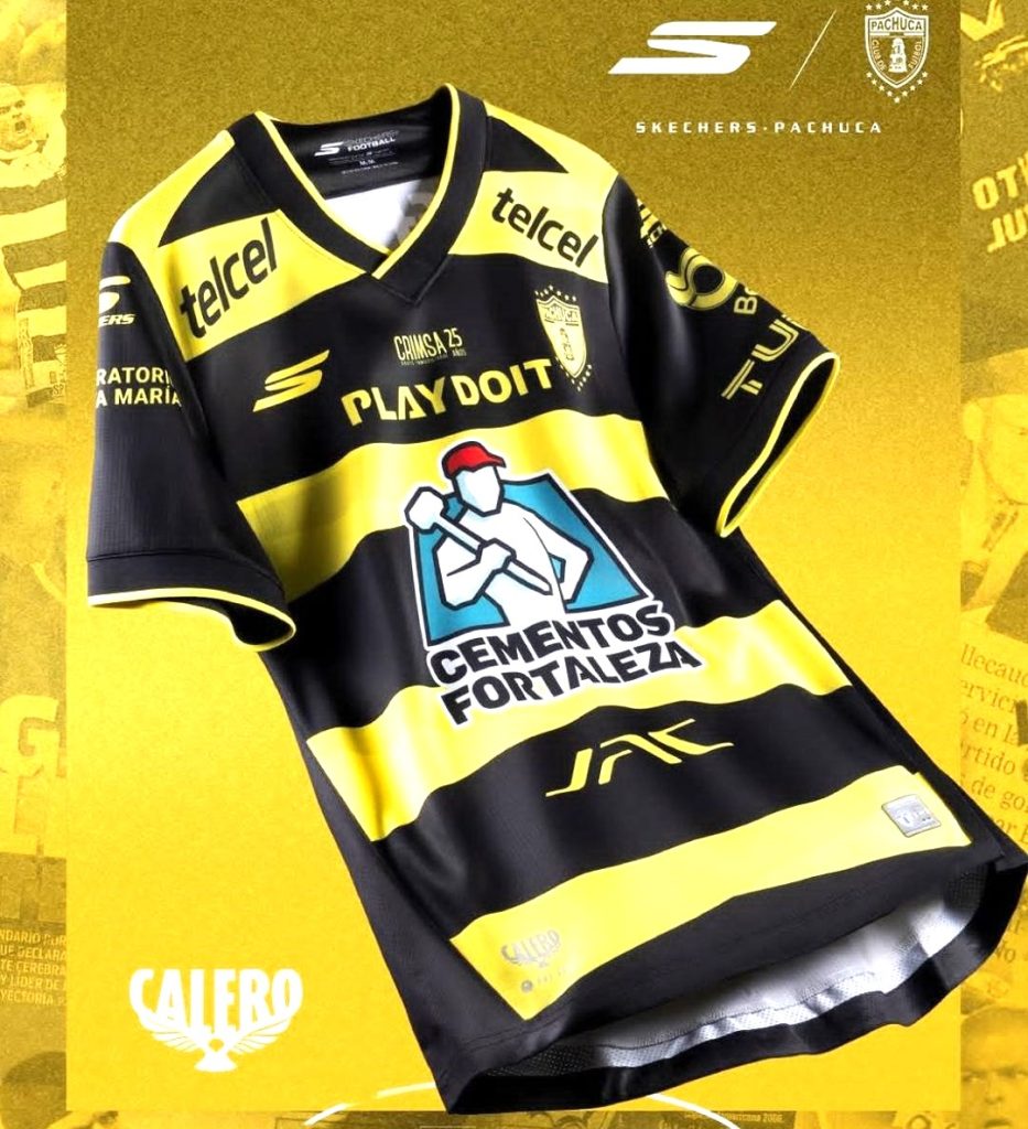 Lanza el Pachuca jersey alterno 2025-26 en homenaje a Miguel Calero