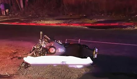 Motociclista sin vida en la carretera Jorobas–Tula