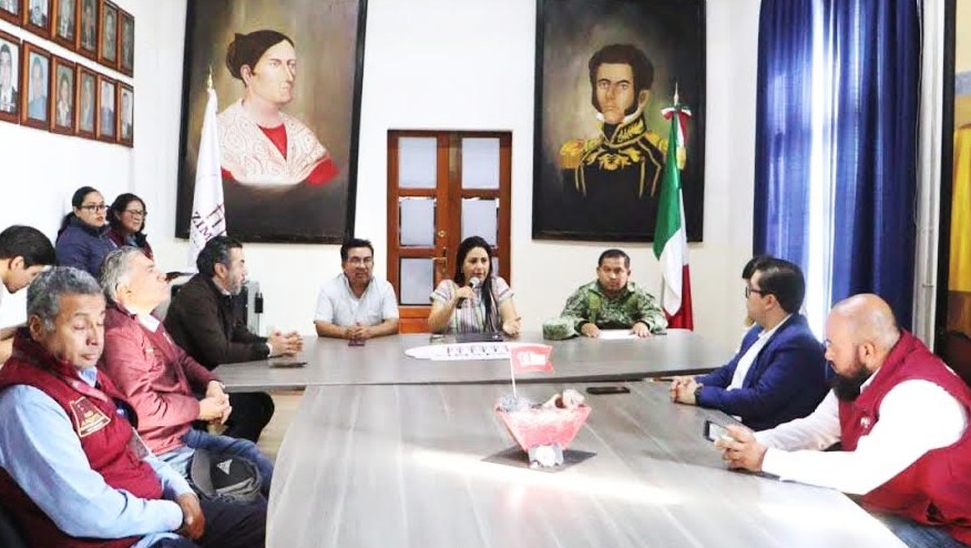 Reforestación aérea en región Zimapán