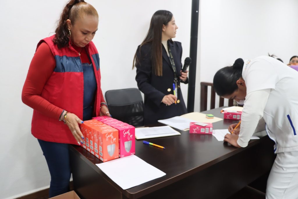 Registro abierto a entrega de copas menstruales