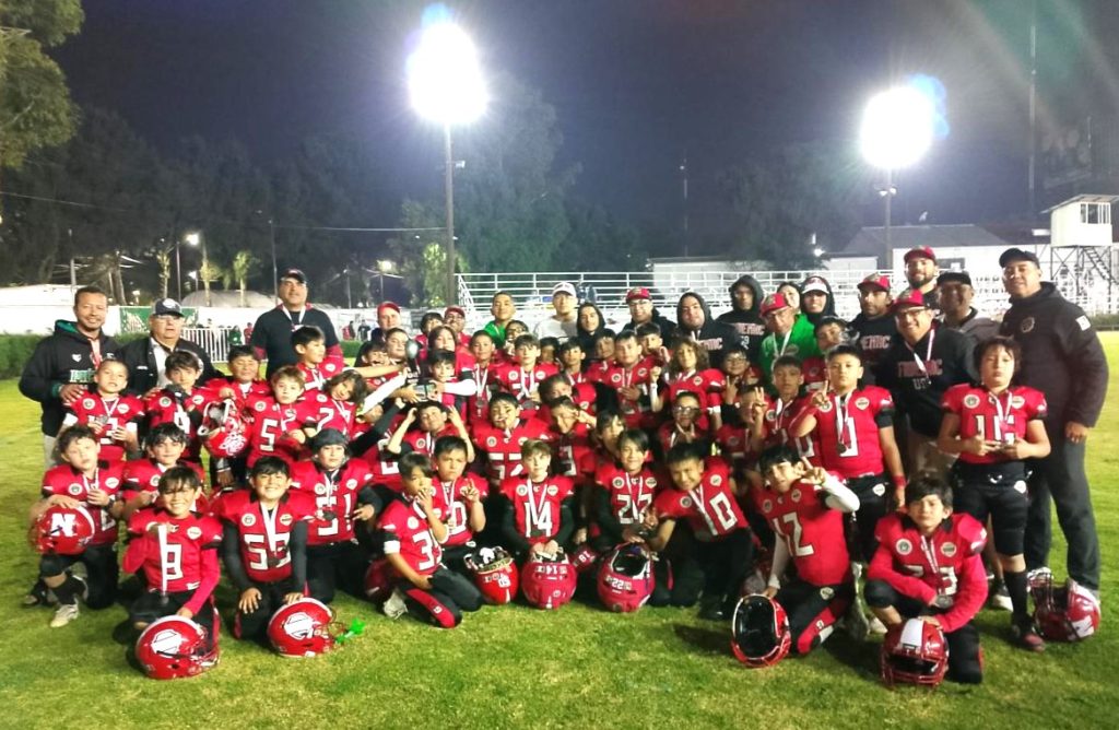 Hidalgo domina el Torneo Nacional Infantil Tackle