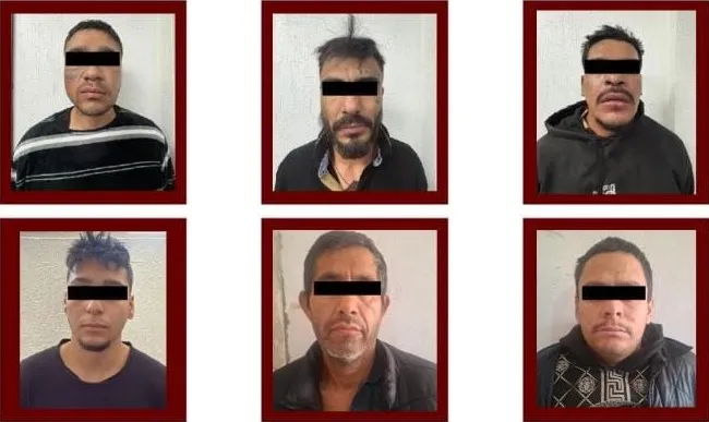 Detienen a 6 integrantes de una celula delictiva