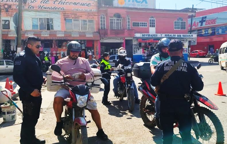 Reducirán accidentes de motociclistas en Huejutla
