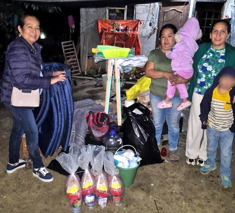 DIF Huejutla apoyo a familia tras incendio