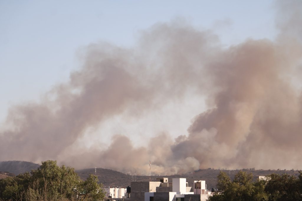 Por incendios, Pachuca reporta su calidad del aire “muy mala”