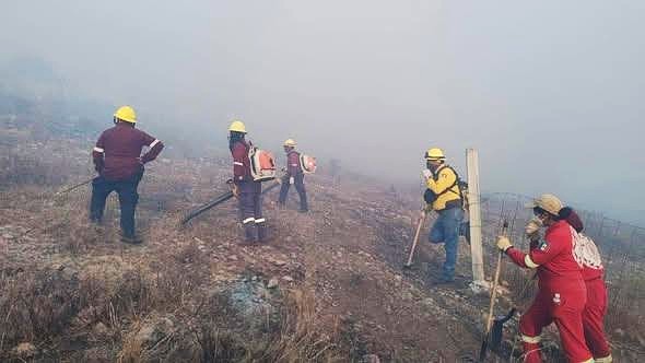 Incendio en Cerro Gordo tiene el 60% de control