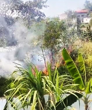 Para evitar los incendios evitan quema de desechos