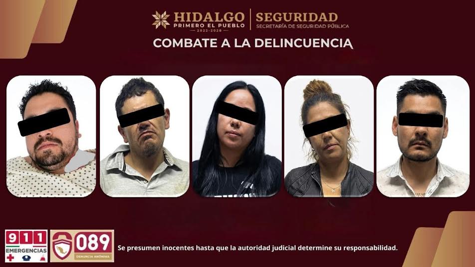 Hay cinco detenidos por triple homicidio