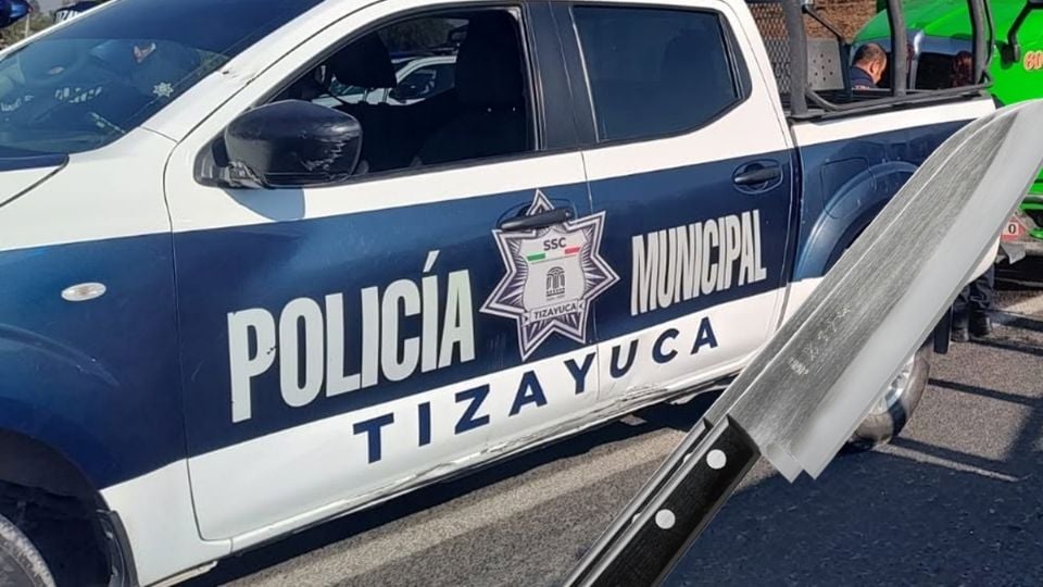 Apuñalan a mujer policía en Tizayuca