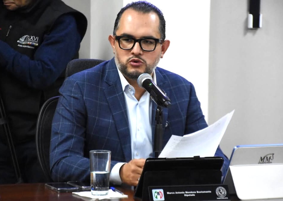 Marco Mendoza por la reelección en el PRI
