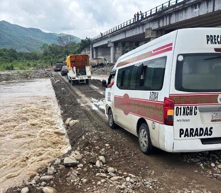 Reabren el cruce del Río Garcés y piden extremar precauciones