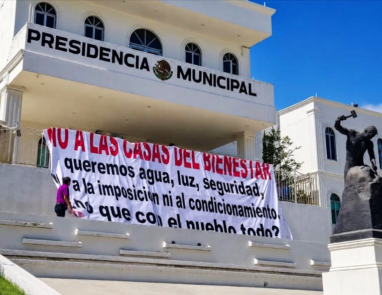 Reiteran rechazo a Casas Bienestar en Atotonilco de Tula