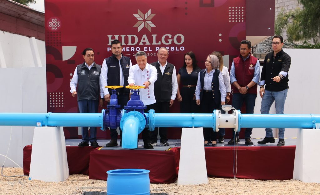 Se abate rezago de agua potable en Pachuca
