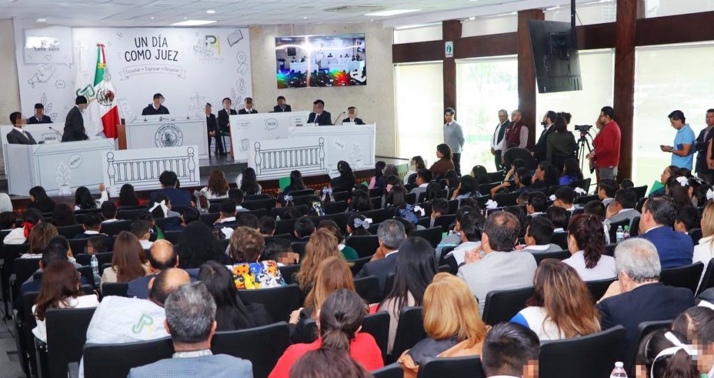 Acercan cultura jurídica a niñas y niños de Hidalgo