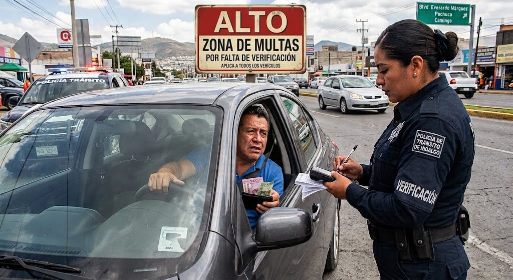 Entran en vigor multas por no verificar vehículos