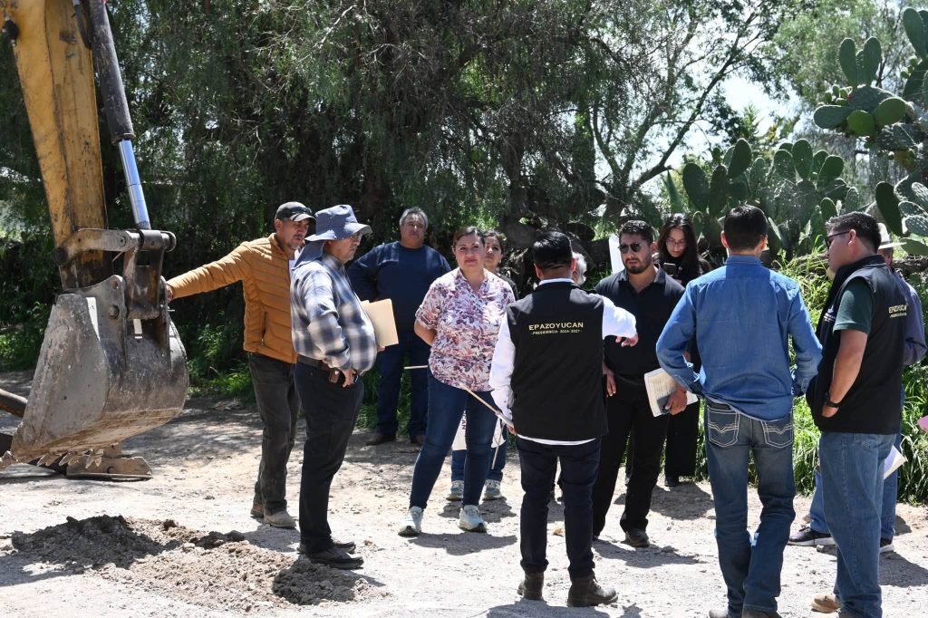 Inician drenaje en Epazoyucan