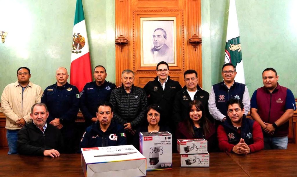 Inició instalación de cámaras en Pachuca