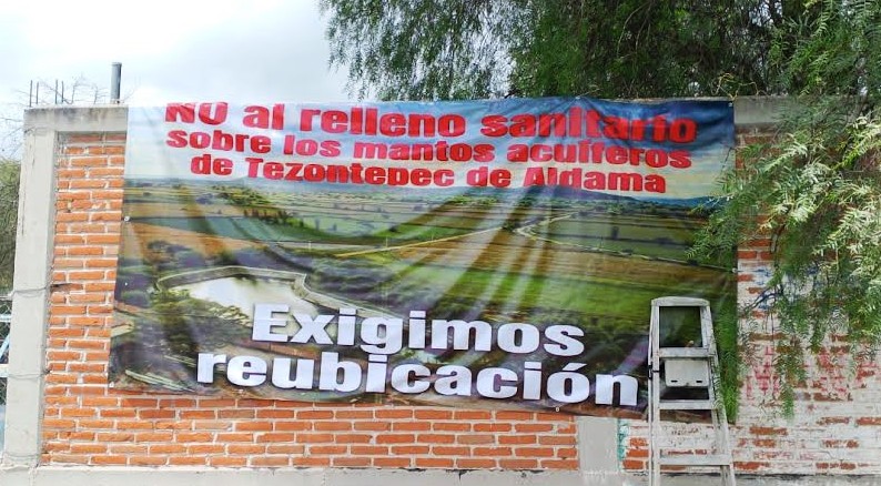 Opositores al basurero llevan protesta a espacios públicos