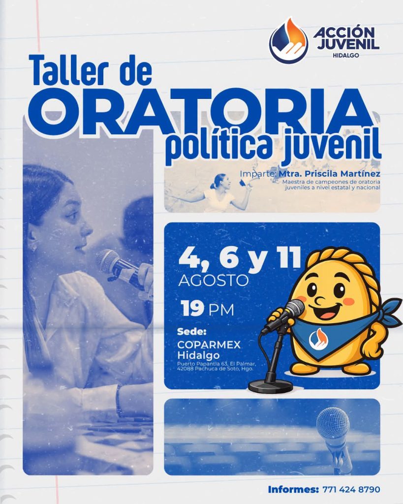 PAN invita a curso de oratoria
