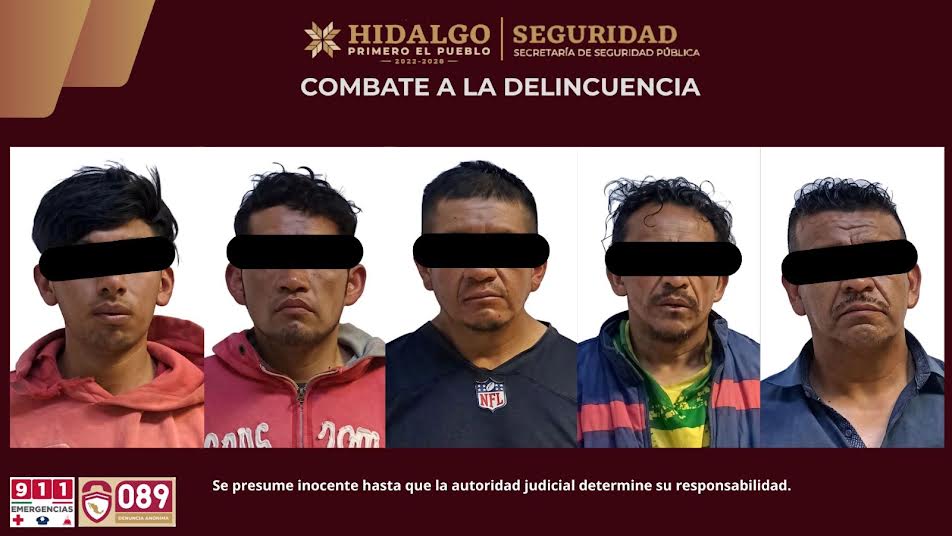 Recuperan moto robada; aseguran a 5 personas