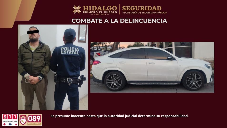 Recuperan vehículo y atrapan al ladrón